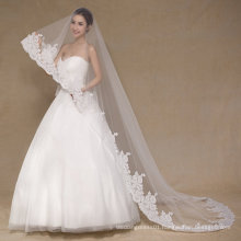 Aoliweiya Tulle One Layer Lace 3m Wedding Veil for Bride
